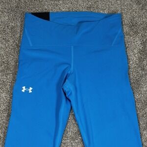 Under Armour Women's Compression Fly Fast Capri Leggings Blue Size Medium‎
